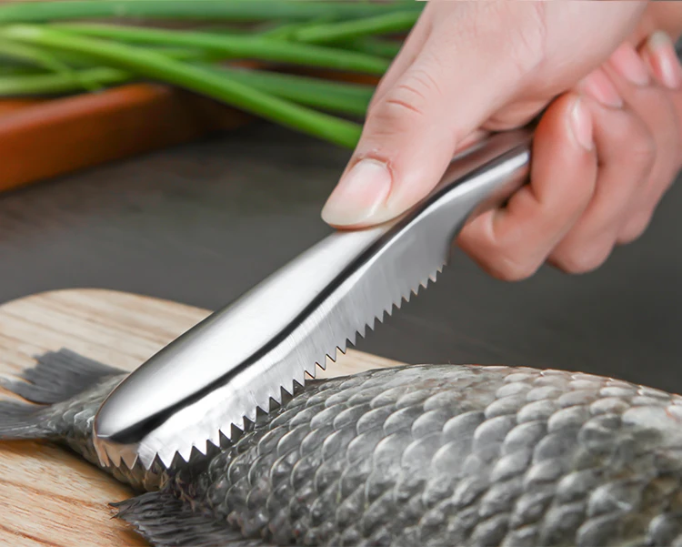 Инструменты для очистки рыбы из нержавеющей стали нож для чистки рыбы Щетка Очиститель рыболовные кухонные принадлежности, аксессуары продукт