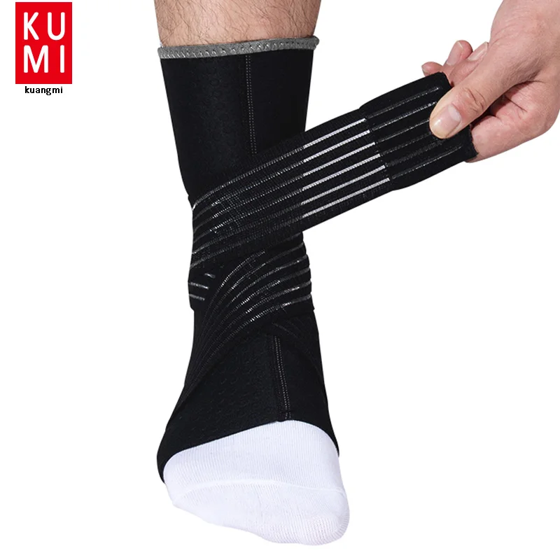 Black Super Strong Ankle Bandage Ankle Brace Support Sports Foot