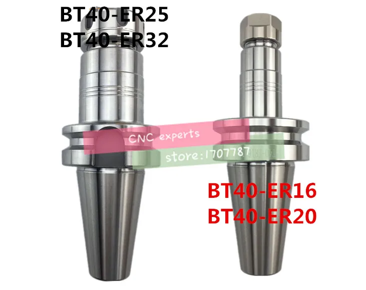 

New BT40 ER32 100L BT40 ER25 100L BT40 ER20 100L BT40 ER16 100L Collet chuck holder ER32 toolholder CNC Milling Lathe