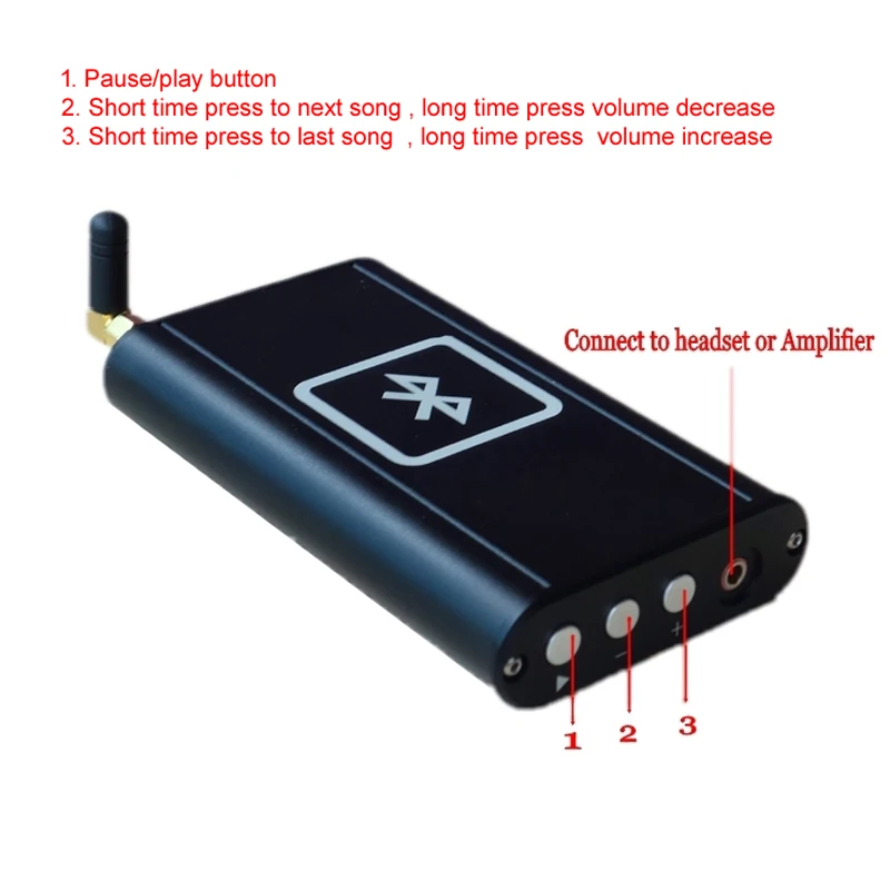 CSR8675 Portable Bluetooth 5 0 decoder DAC headphone amplifier CSR8675 supports APTX LDAC Audio Receiver T0278