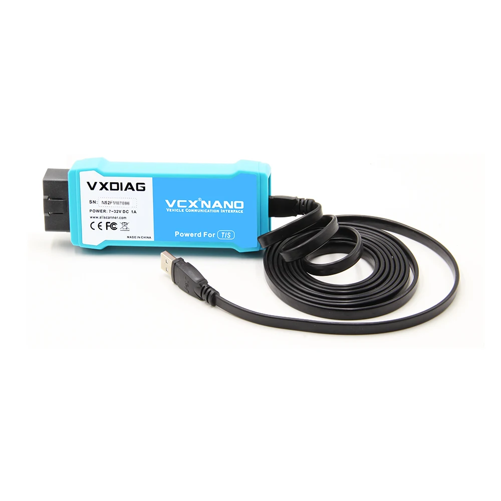 VXDIAG VCX NANO obd2 сканер для Toyota USB/WIFI TIS Techstream V15.00.026 SDD V159 ODIS V5.1.6 2014D автомобильный