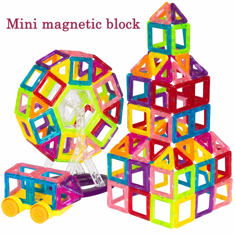 BD Mini Magnetic Designer Construction Set Enlighten Model Building Toy Magnet Blocks Educational Toys For Children