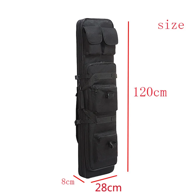 cm de Alta Densidade Náilon Case Rifle Bolsa Tático Militar Longo Arma Airsoft Coldre Accessori 85 100 120 5 Esporte e Lazer