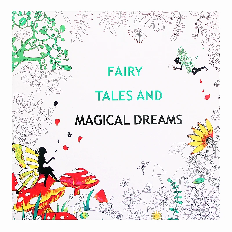 

Fairy Tales and Magical Dreams book Childhood Dream Painting Drawing coloring Books Painting Johanna Basford Release Pressure