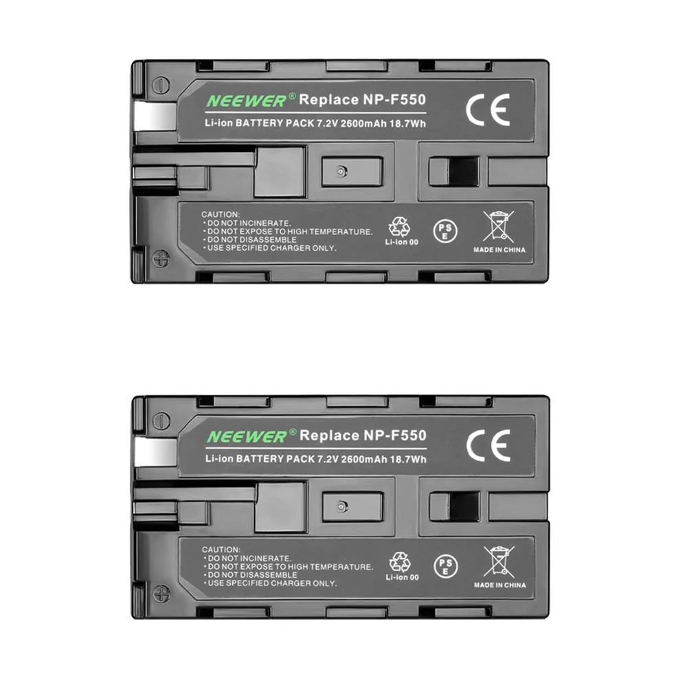 Сменный аккумулятор Neewer для Sony 2600 мА/ч Sony/570 камер HandyCams и других светодиодных