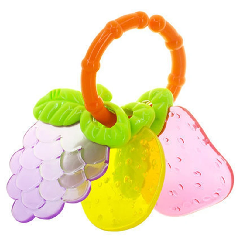 Fruit Shape Mordedor Baby Teether Razbaby Molar Toy for Training Toddler Chewing Soother