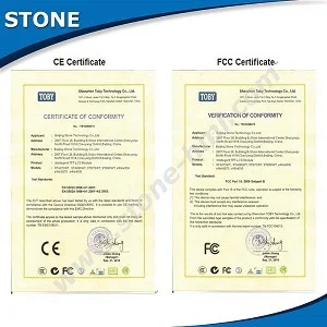 car battery & dashboard accessory with touchscreen by stone tft lcd module