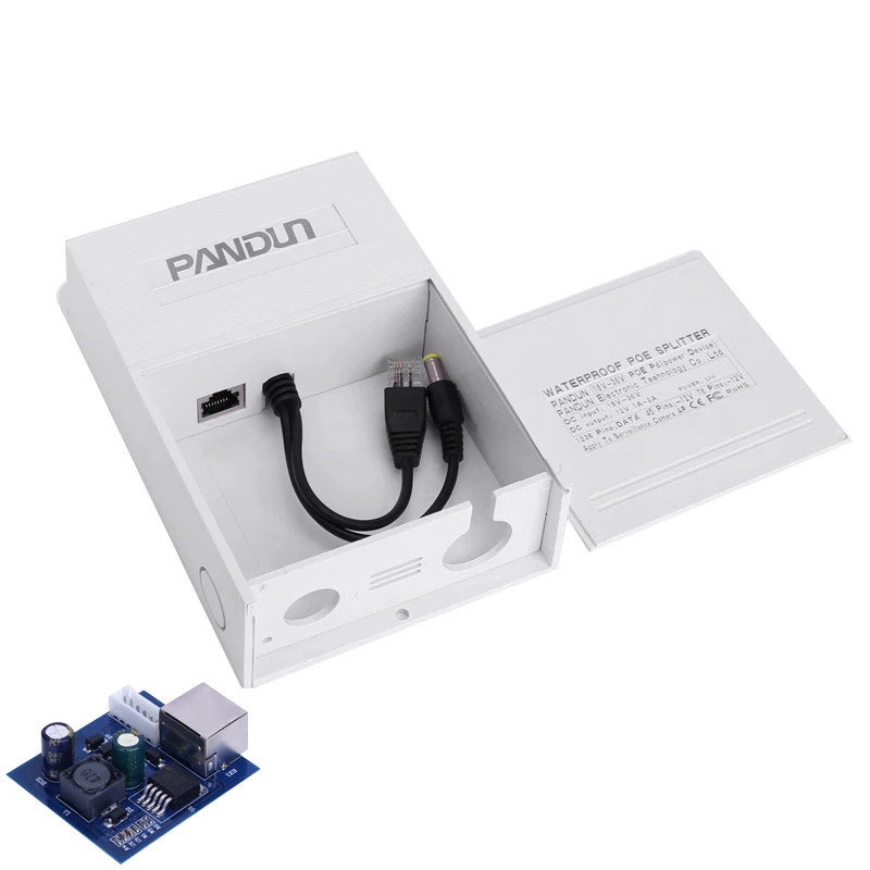 CCTV Monitor camera waterproof box POE Splitter module separator