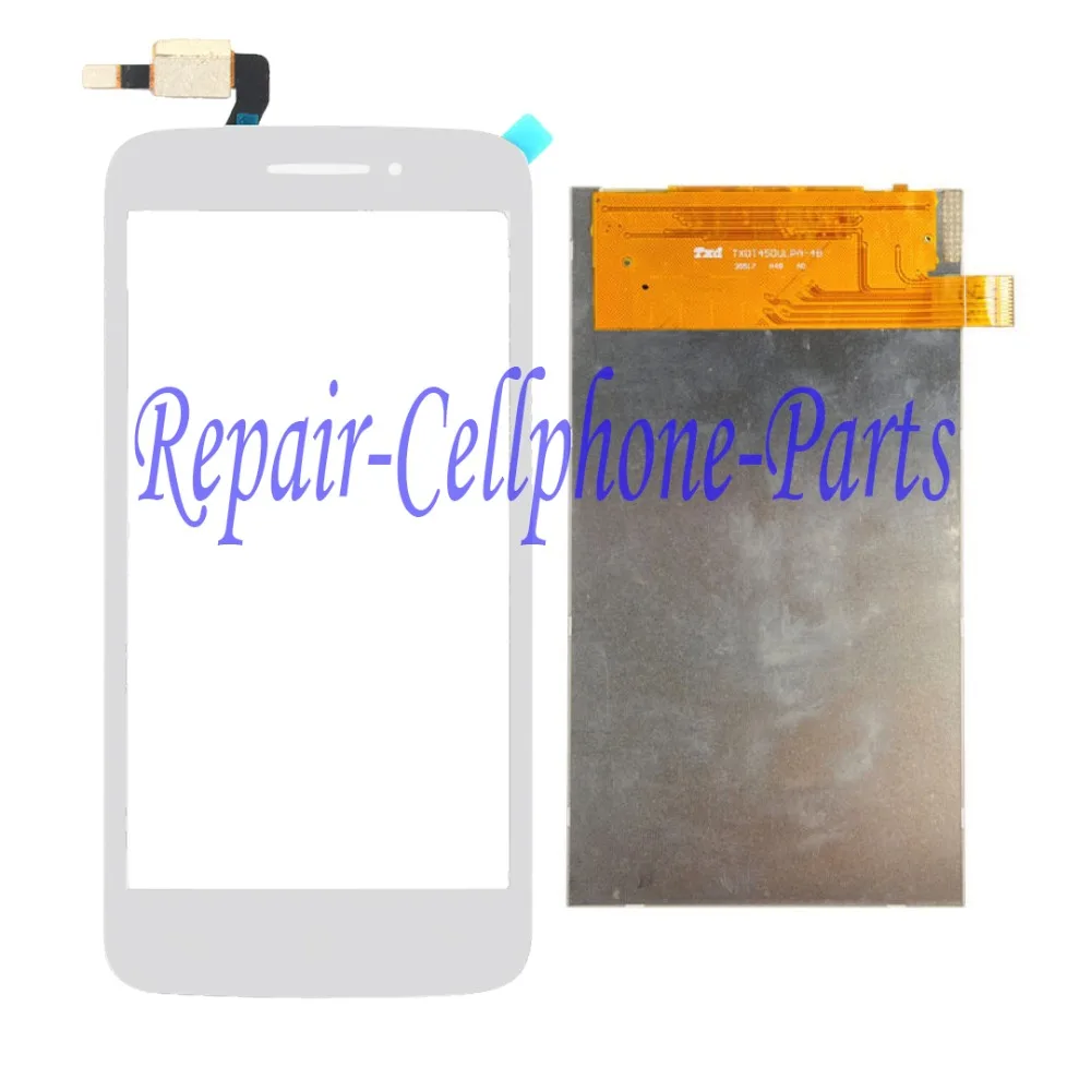 

White 4.5 inch Touch Screen Digitizer Glass + LCD Display For Alcatel One Touch Pop 2 OT5042 5042 5042D 5042X 5042W