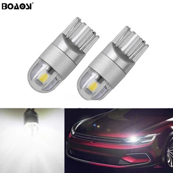 

BOAOSI 2x Canbus Car LED T10 W5W 2LED Parking Light For Volkswagen passat b7 b5 b6 golf 6 7 5 4 touran beetle polo