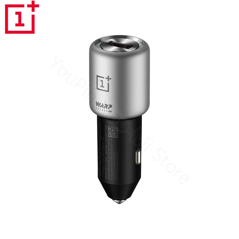 Оригинальное автомобильное зарядное устройство Oneplus Warp Charge 30 5 В = 6A Max для 7 Pro