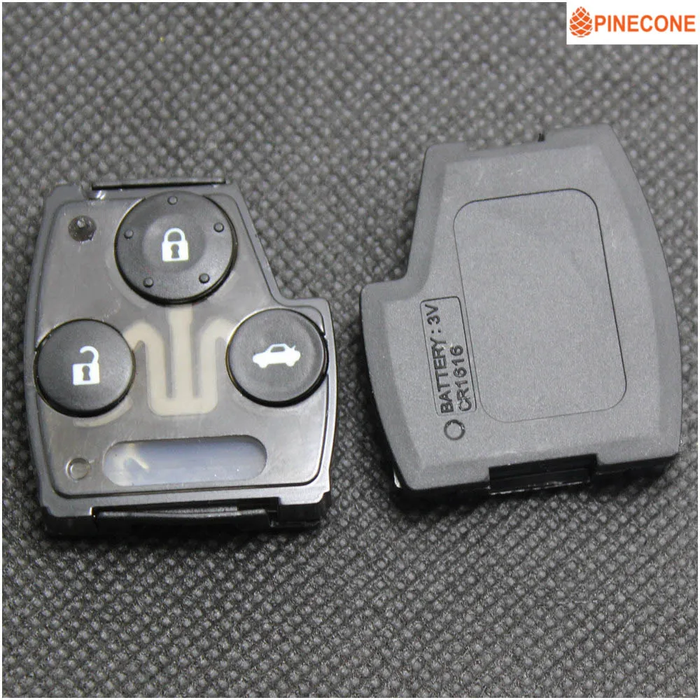 

PINECONE for HONDA ACCORD CIVIC CR-V ODYSSEY PILOT Car Key Case 2/3 Button Replace Remote Car Key Pad Type B 1 PC