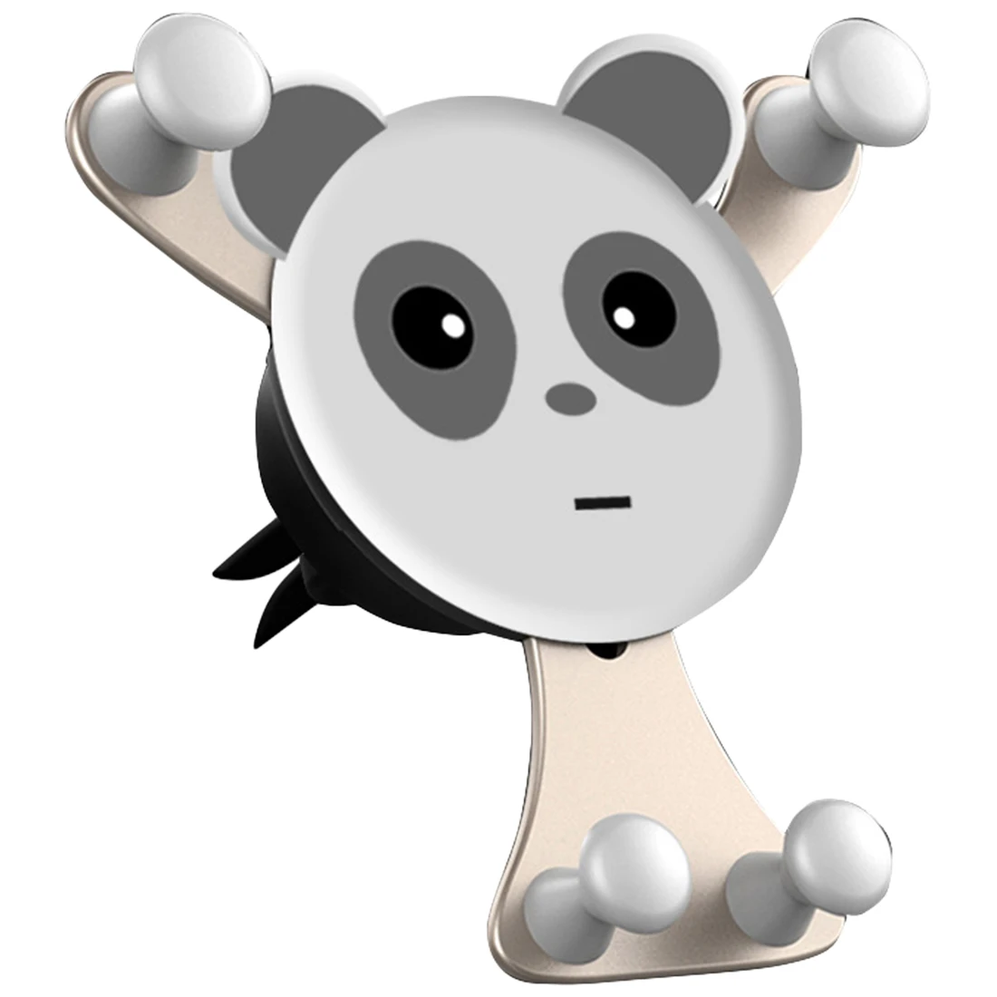 

Personality 360 Degree Rotation Air Outlet Car Navigation Bracket Bear Bracket Creative Lazy Gravity Stable Car Phone Bracket