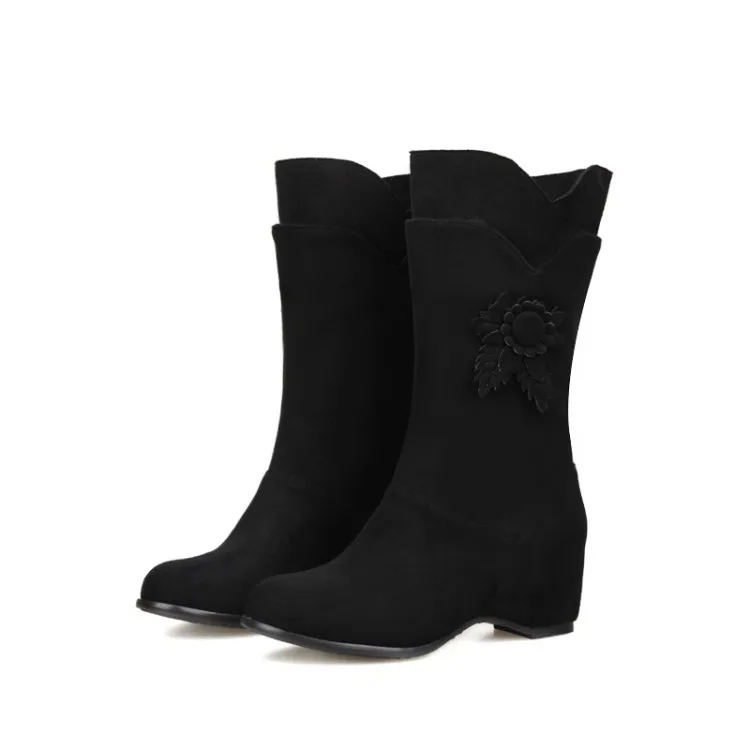 Женские сапоги до середины икры в летнем стиле; botas masculina zapatos botines mujer chaussure femme; HQ101