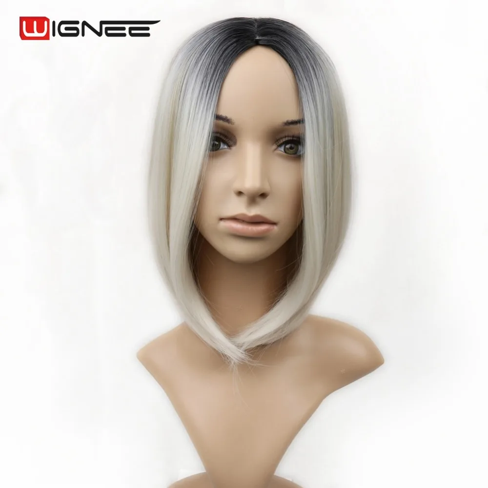 Wignee Caschetto Corto Rettilineo Dei Capelli Delle Donne