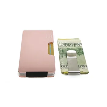

Weduoduo New Slim Metal Credit Card Holder With RFID Anti-chief Travel Mini Wallet For Men Card holder Porte Carte Male Wallet