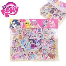 Мизинец пирог Twilight Sparkle My Little Pony игрушечные лошадки ПВХ Стикеры с изображением пони пакет детей обувь для девочек наклейки ногтей 3D Радуга тире съемный