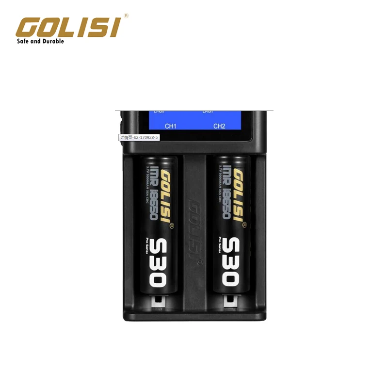 Оригинальное умное зарядное устройство Golisi s2 с высоковидимым ЖК дисплеем HD для