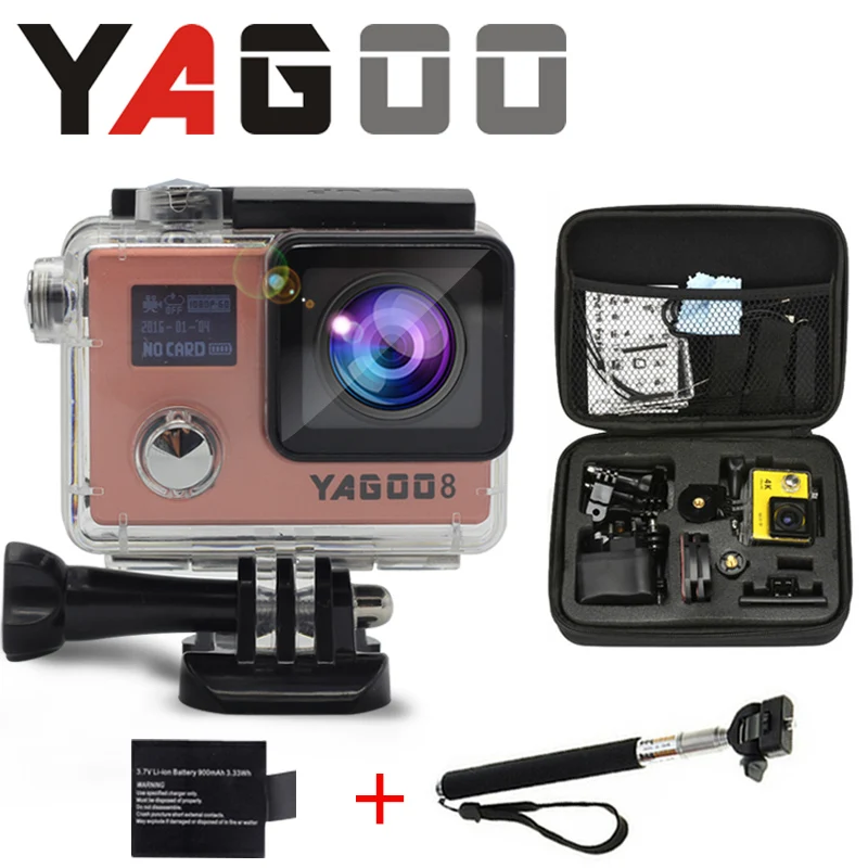 gopro hero 4 yagoo8 wifi action camera 4k mini camcorder  sports action video cameras underwater waterproof camera sports cam