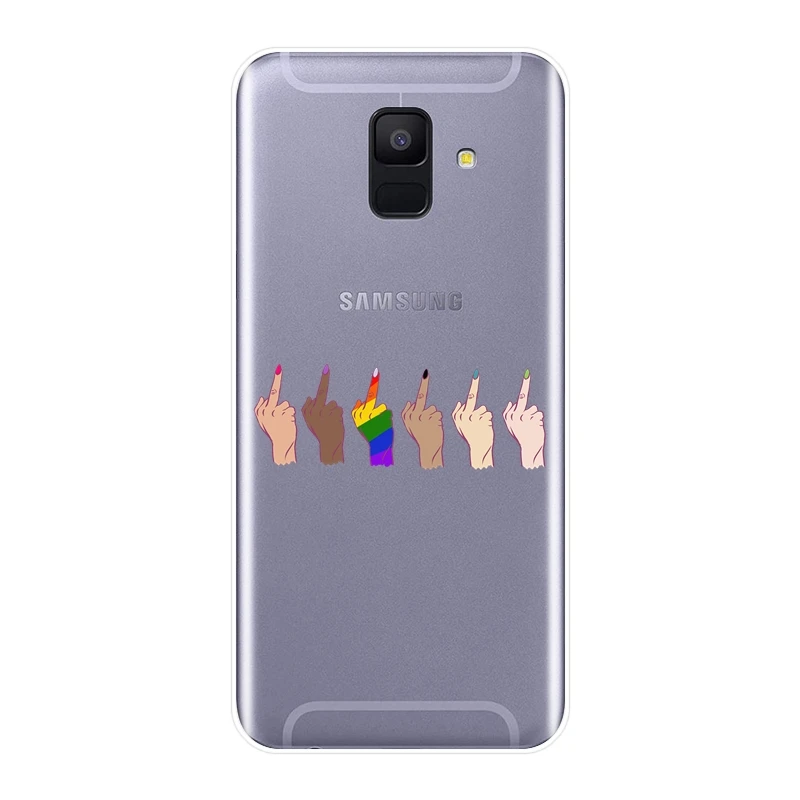 Задняя крышка для Samsung Galaxy A3 A5 A7 2016 2017 Феминистская девушка Power Мягкий силиконовый