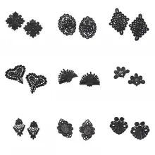 5 шт кружева цветок Diy нашивки вышитые Аппликация вышитые воротник ткань платье украшение, 5Yc1691