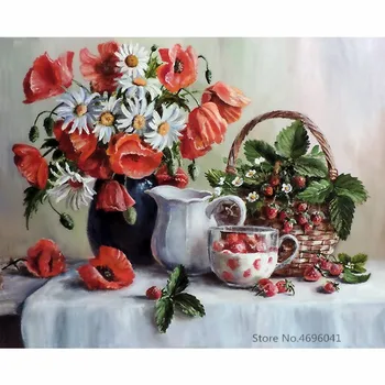 

Painting By Numbers Frameworks Coloring By Numbers Pictures Home Decor Canvas Painting By Numbers Decorations RSB8277