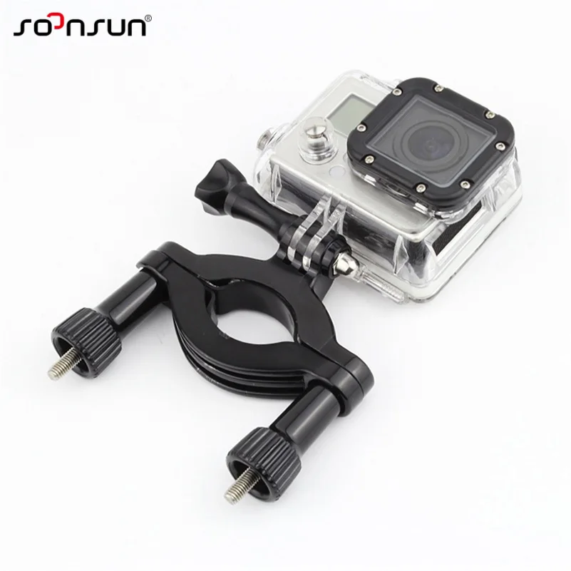 SOONSUN велосипедное крепление для мотоцикла рулон Подседельный штырь GoPro Hero 7 6 5 4 3 +