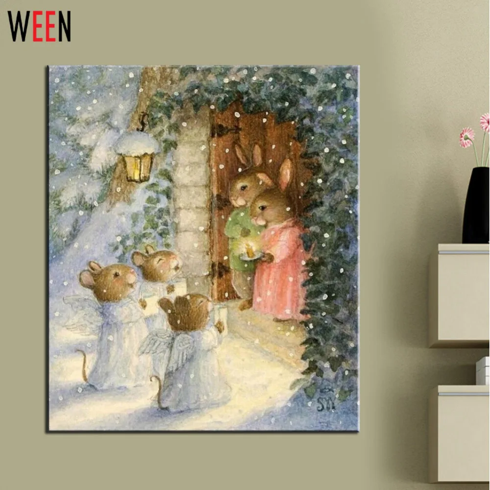 Kit Peinture Par Numéros Adulte 6 Toiles - 20x30 Cm, Avec Pinceaux Et Peintures Acryliques - Décoration Murale DIY