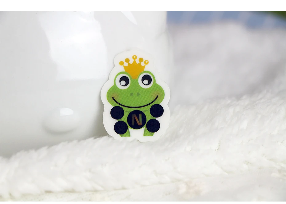 4 шт./лот Frog Prince мультфильм Детские Уход Безопасность ЖК-дисплей лоб термометр цифровой тела лихорадка медицинские для детей