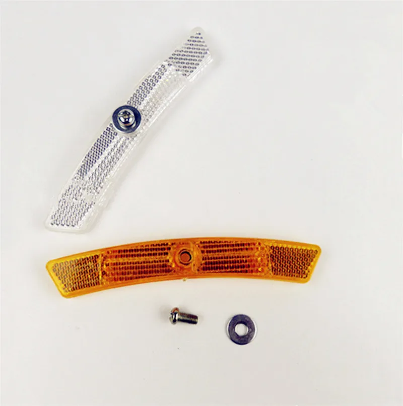 Flash Deal 1Pcs Bicycle Bike Wheel Safety Spoke Reflector Reflective Mount Clip Warning Bike Reflector Light Bike Accessories 3