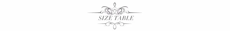 size table
