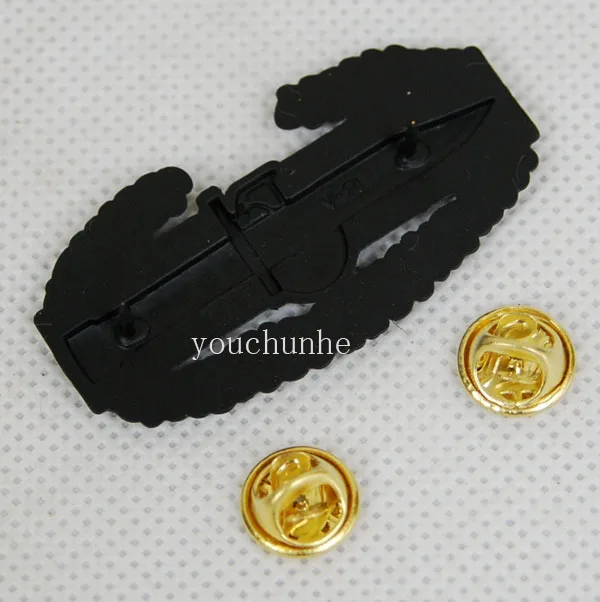 U.S. Army Black Metal Subdued Combat Action Qualification Badge-US057