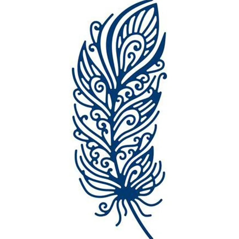 

Eastshape 1Pcs/lot Metal Cutting Dies Scrapbooking for Card Making DIY Embossing Cuts New Craft European Style Feather Dies