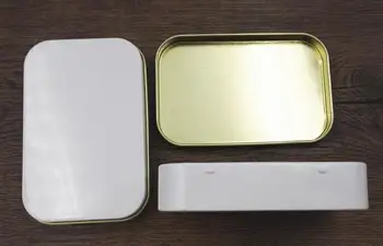 

200pcs Tin Box Empty Silver Metal Storage Box Case Organizer For Money Coin Candy Keys U disk headphones gift box