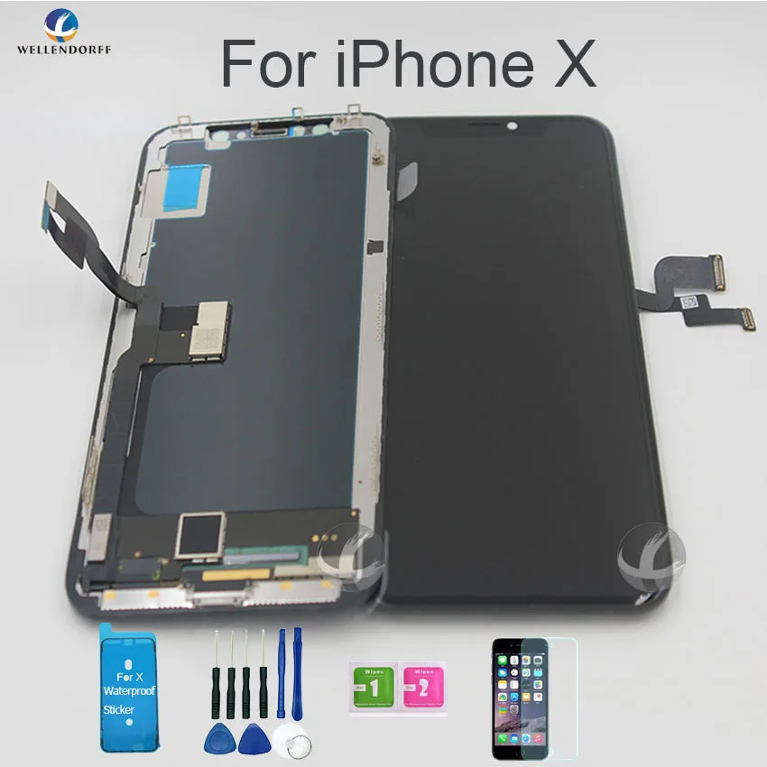

Super AMOLED For iPhone X LCD OLED Touch Screen Display Assembly With 3D Touch Original OEM TFT For choosing 100% Tested Work OK