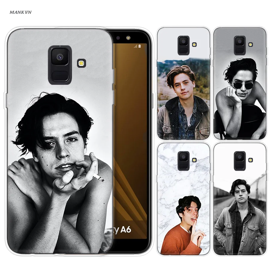 

Cartoon Silicone Case Coque For Samsung Galaxy A6S A8S A7 A9 2018 J4 J6 Plus J8 2018 J6+ J4+ Shell Cover Cole Sprouse Moley Case