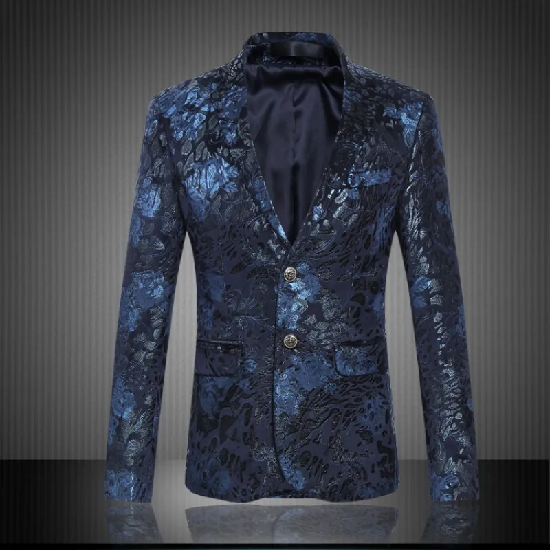 Button Suit Jacket Stage Costumes 
