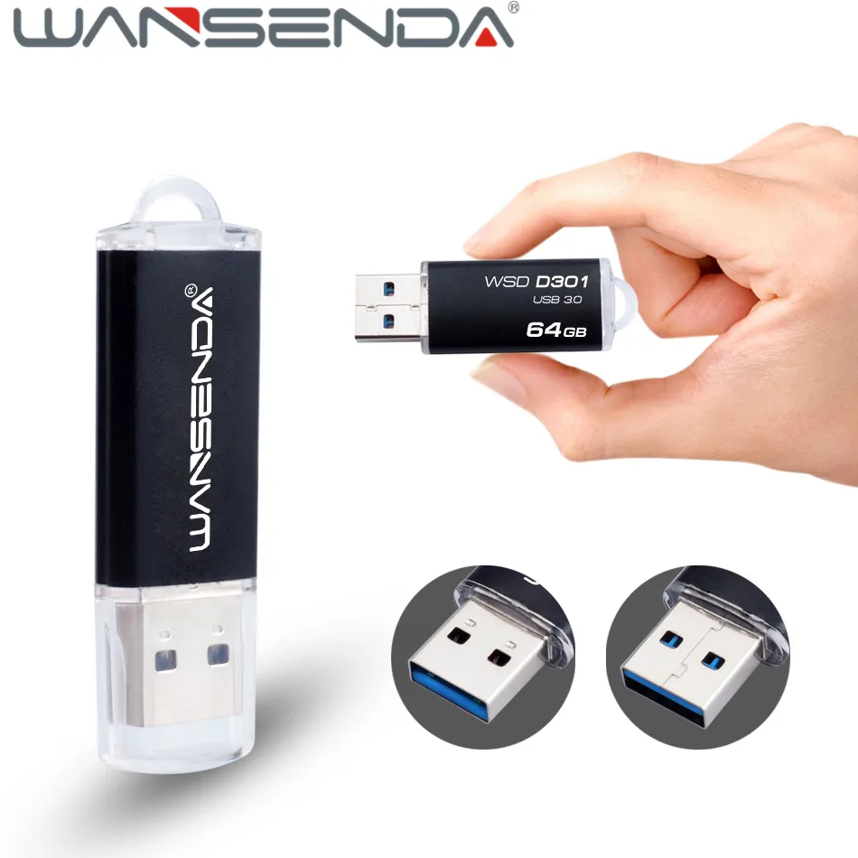 Wansenda Usb 3.0 128gb 32gb Usb flash drive 64gb Pen Drive 16gb 3.0 fast speed usb stick memory flash drive 4gb 8gb pendrive
