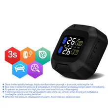 Waterproof Lightning-proof General Wireless TPMS Motorcycle Tire Pressure Monitoring System For Two-wheeled Motorcycle Motorb
