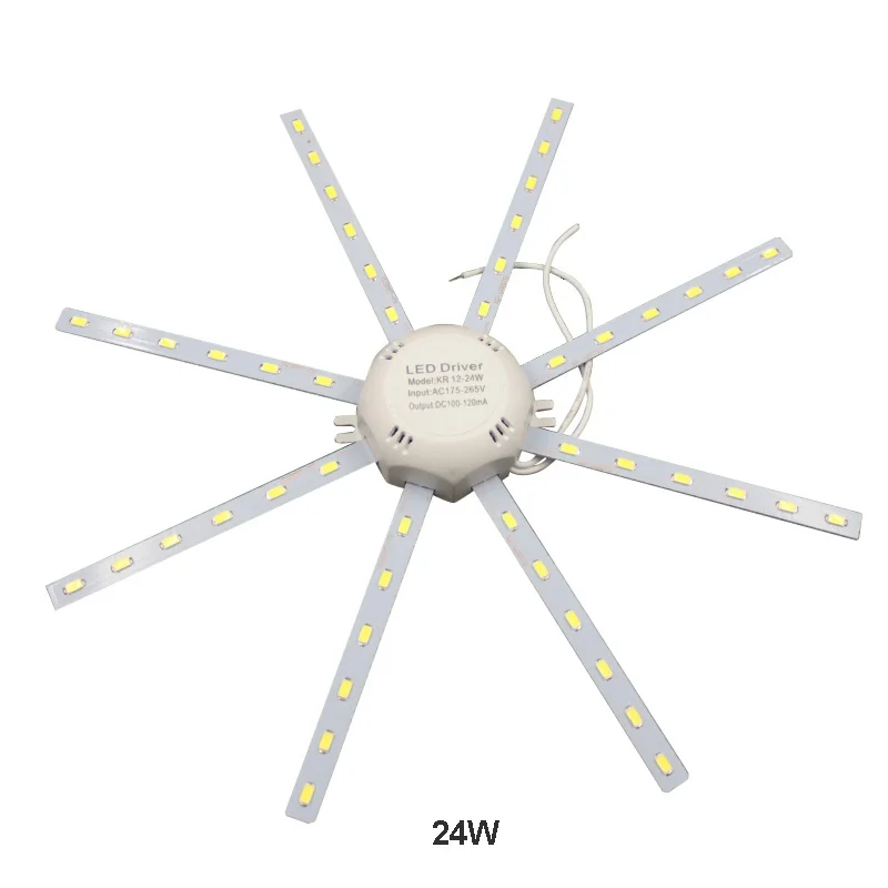 

LED light board lamp 5730SMD 12W/16W/24W high bright white octopus Round kitchen lamp bedroom light Energy Saving Newest 2018