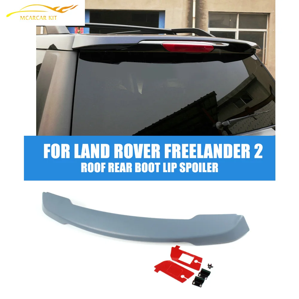 ABS Unpainted Auto Car Roof Rear Boot Lip Spoiler Wings For Land Rover