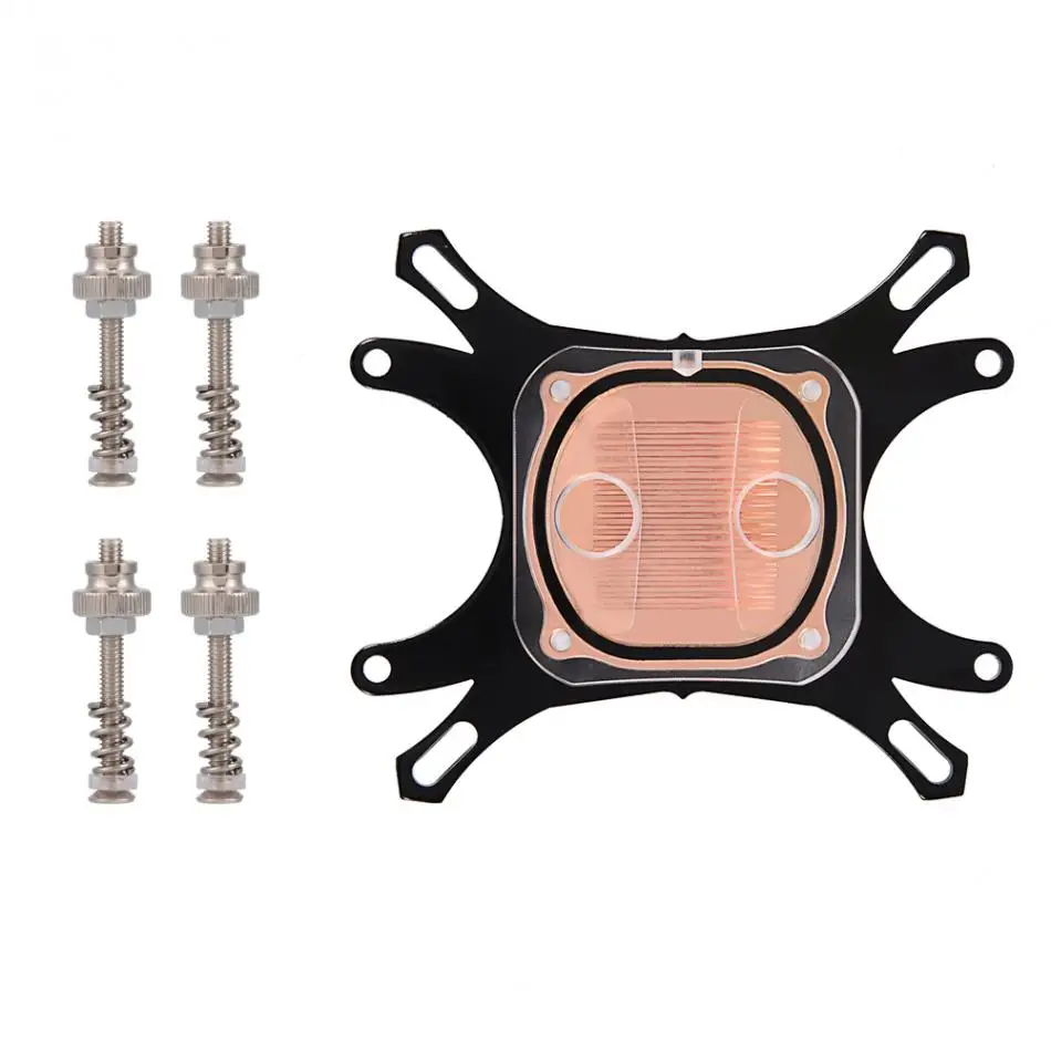 

Computer PC CPU Water Cooling Block Waterblock Cooler Copper Base for Intel / AMD High Performance Copper Base