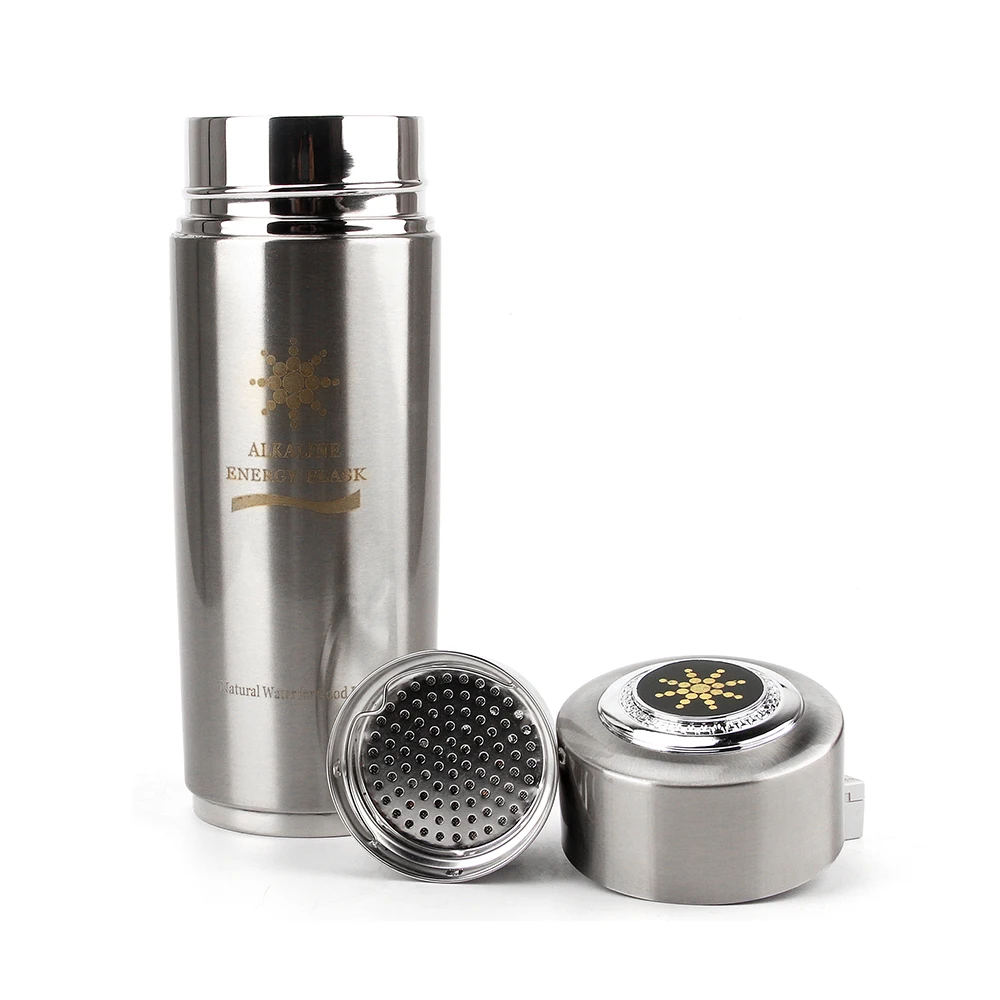 

400ml Daily Health Care Alkaline Hydrogen Negative Ion Water Ionizer Bottles Energy Nano Flask Water Bottle With Filter