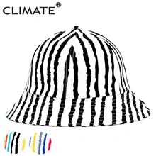 Климат для женщин и мужчин полосатые Панамы, Молодежные хип-хоп шляпы от солнца для мужчин и женщин, пляжные шляпы для рыбалки, хлопковые Панамы головные уборы для мужчин и женщин