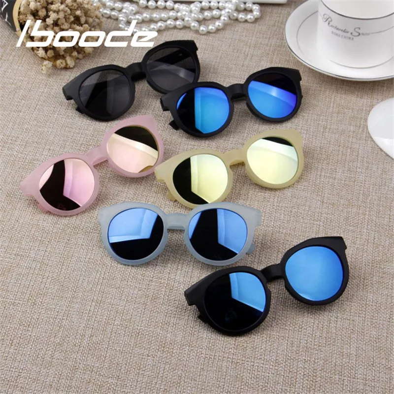 

iboode Kids Sunglasses Colorful Reflective Mirror sunglasses Children Boy Girl Baby UV400 Protection Eyewear Shades Goggles