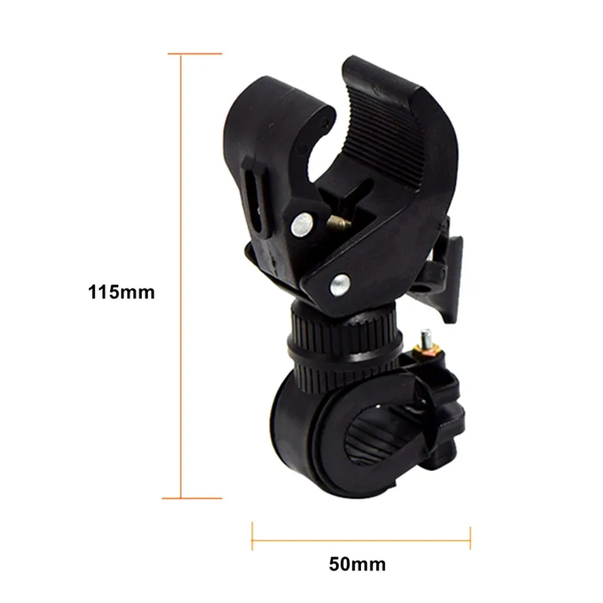 High Quality Bike Mount Clamp Clip Bicycle Holder Cycling Grip Flashlight LED Torch Lamp Light Bracket Stand Bicycle Accessories