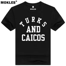 TURKS AND CAICOS ISLANDS t shirt diy free custom made name number tca T-Shirt nation flag tc country college university clothing