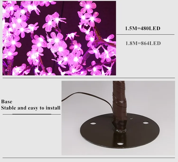 led tree light details 