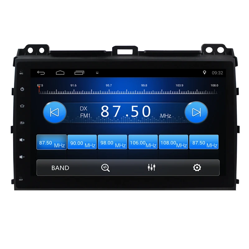 Excellent Quad Core Android 8.1 1G RAM Car Radio for Toyota Land Cruiser Prado 120 2004-2009 with GPS Navigation steering wheel Free map 5