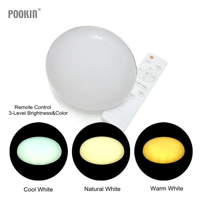 

LED Wireless Remote Control 3-Level Brightness&Color Photography Lamp Replace 200W ESL CFL And 400W Normal White Balance Lamp